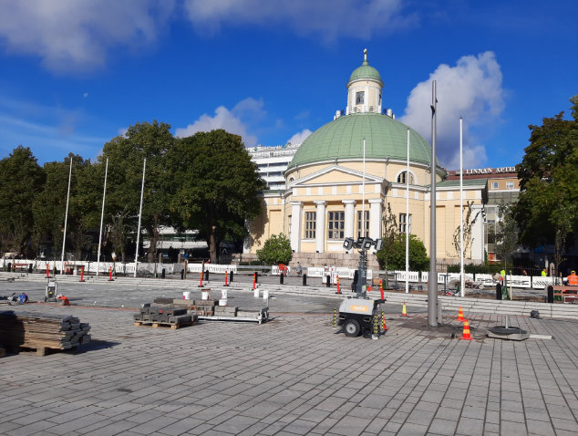 Turku, Yliopistonkatu K4B ja torin yläosa RU
